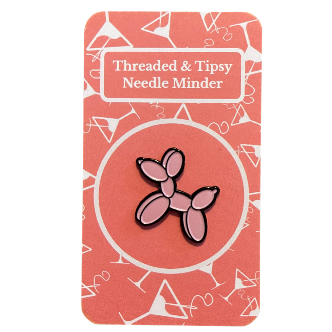 Pink Balloon Animal Needle Minder