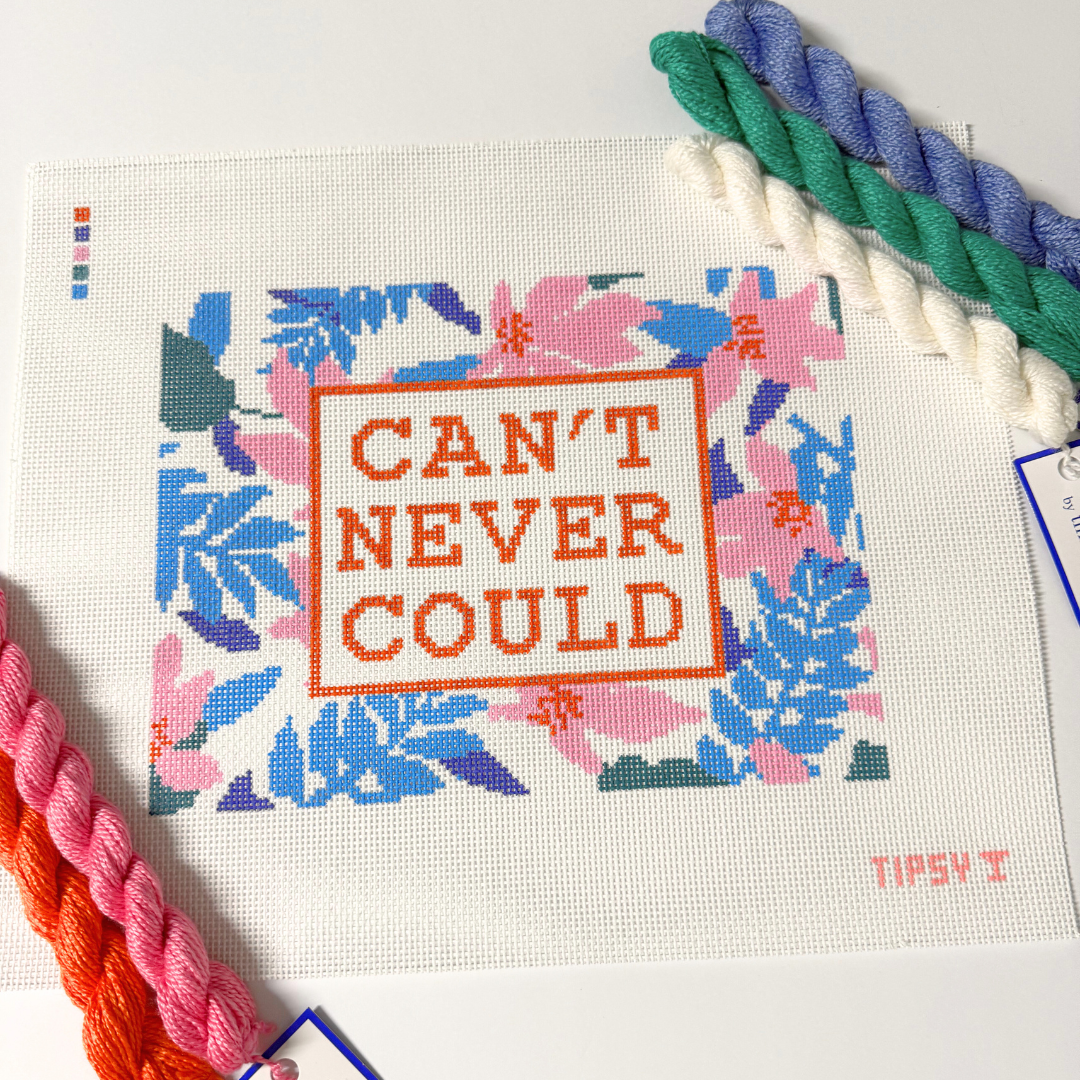 Needlepoint Kit project with &