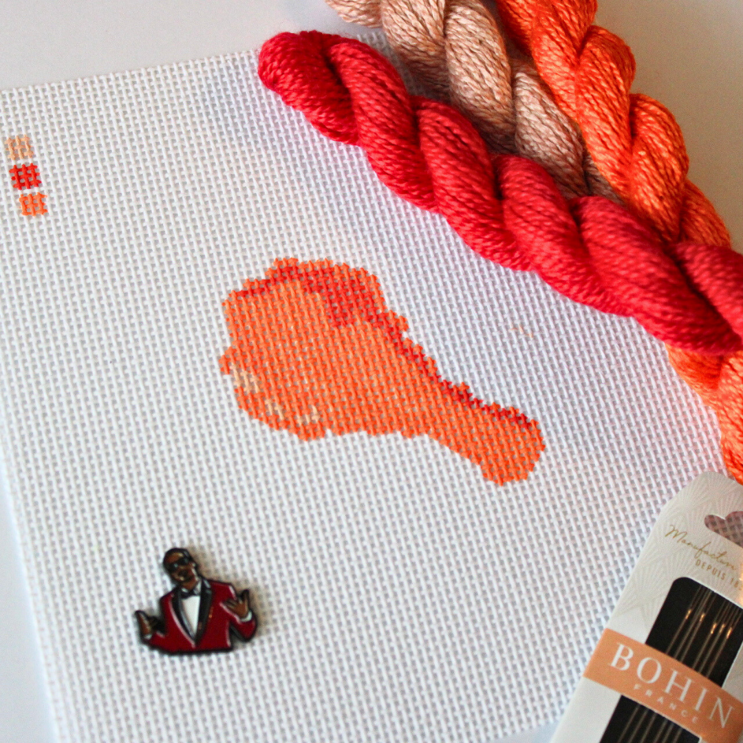 Hot Wing Needlepoint Canvas