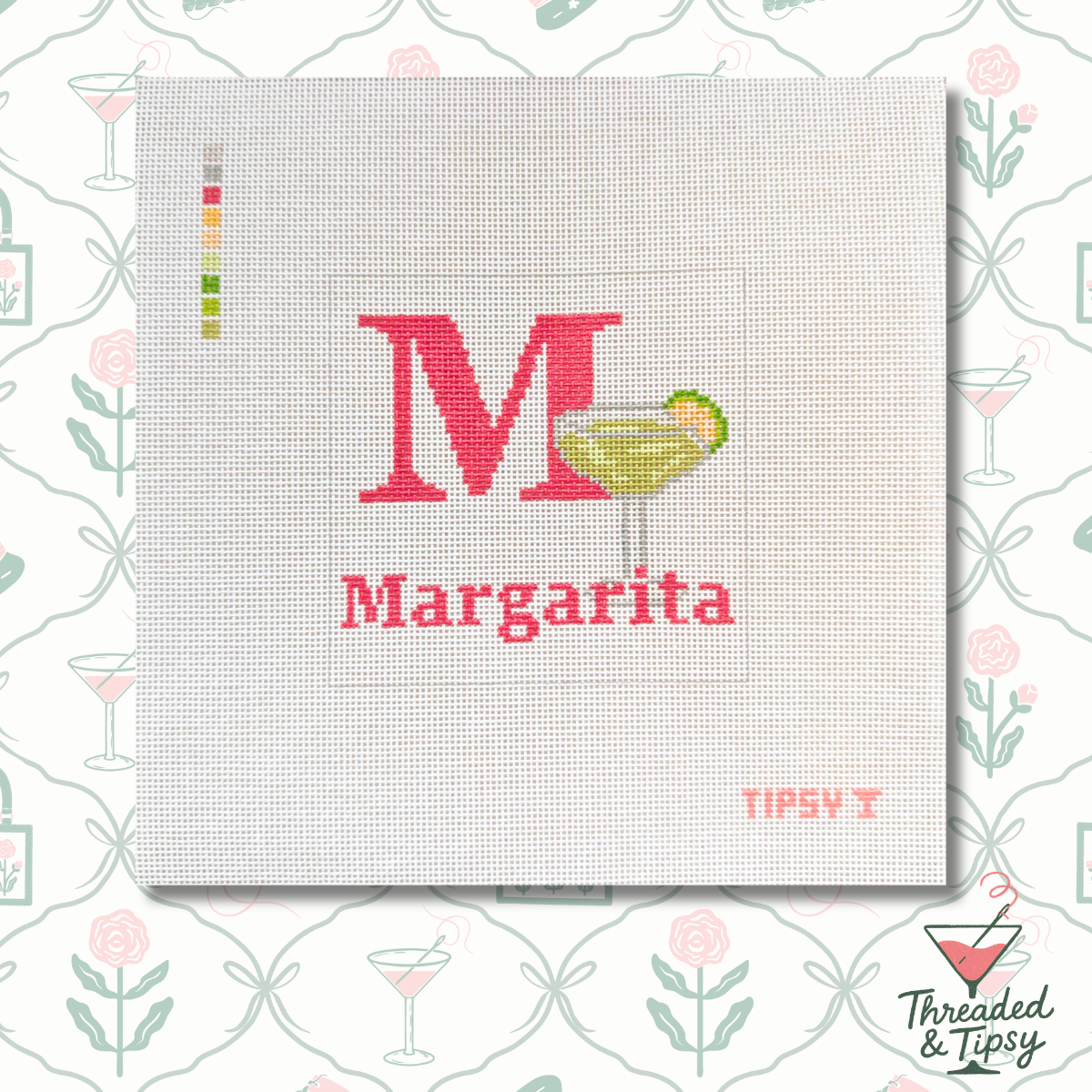 Pre-Order: M for Margarita Needlepoint Canvas