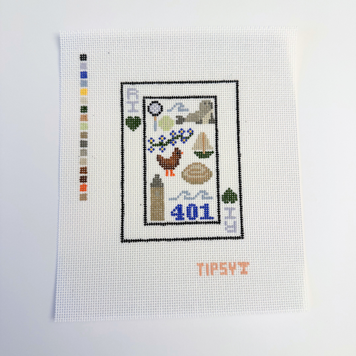 Pre-Order: RI Playing Card Needlepoint Canvas