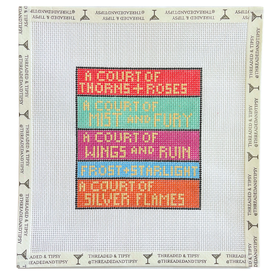 ACOTAR Spines 13 Mesh Needlepoint Canvas