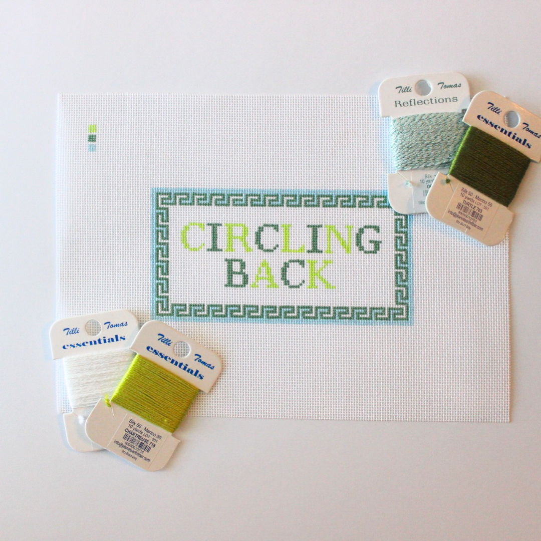 Pre-Order: Circling Back Needlepoint Canvas