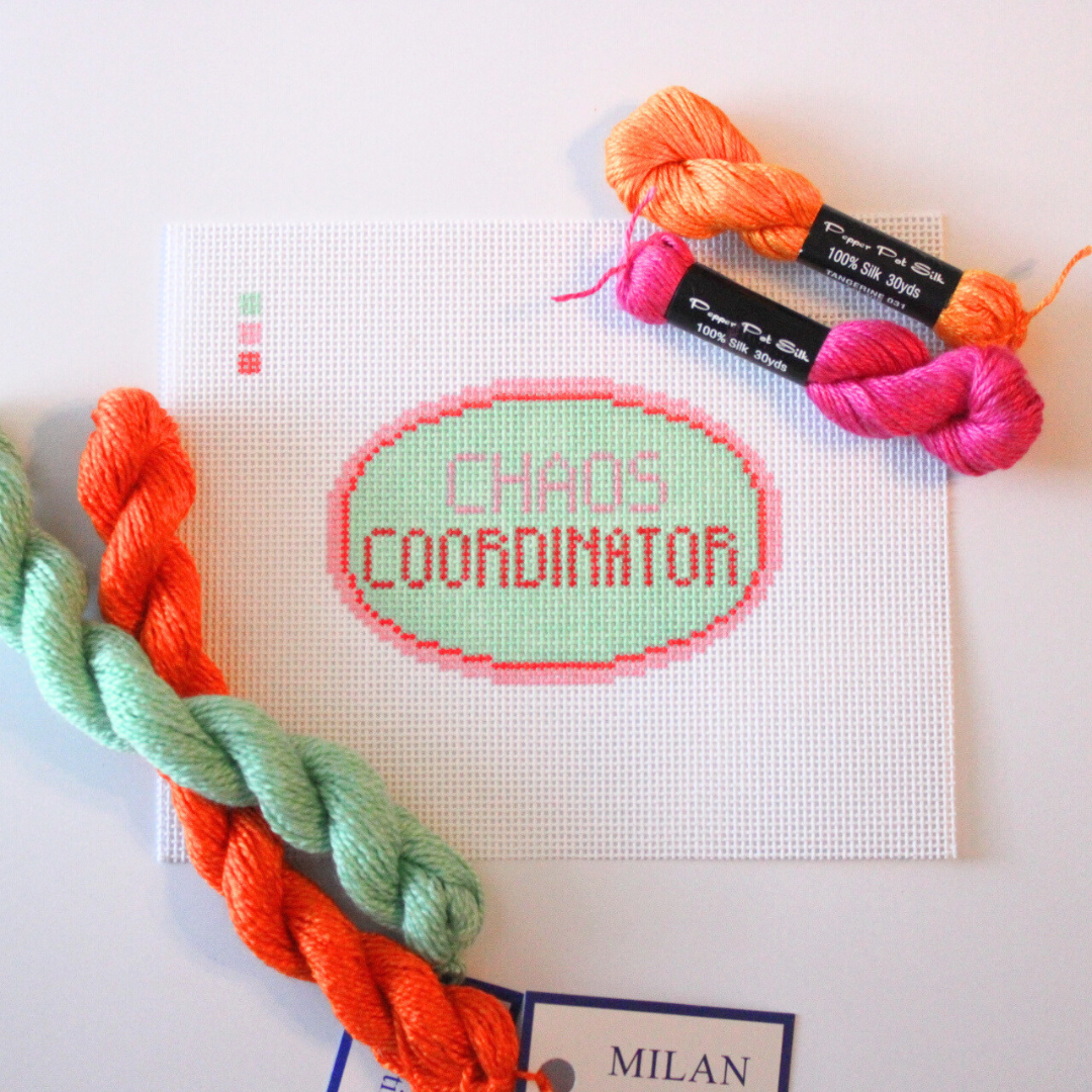 Pre-Order: Chaos Coordinator Needlepoint Canvas