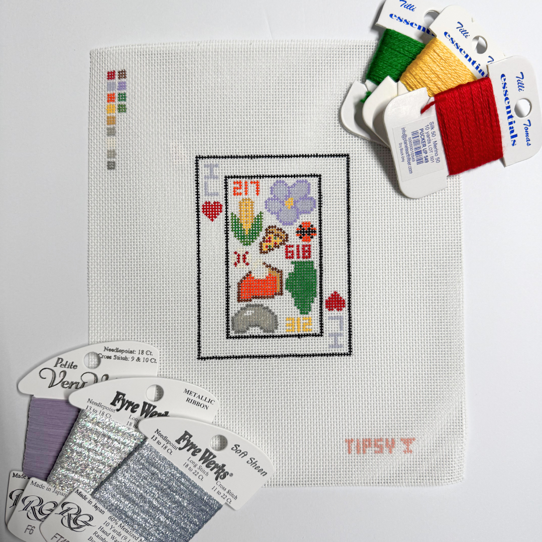 Pre-Order: IL Playing Card Needlepoint Canvas