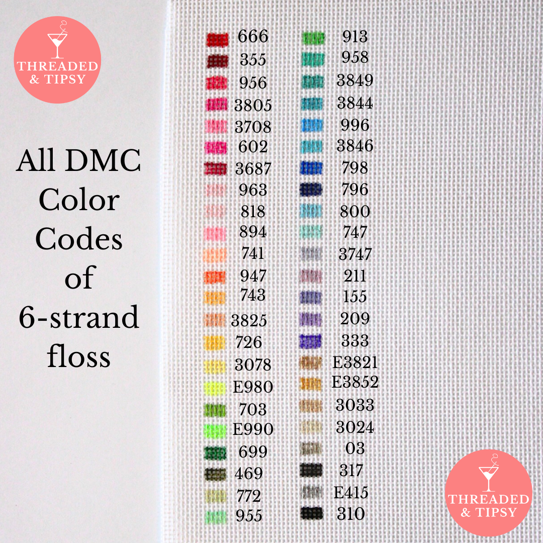 Custom Bag Charm Needlepoint Canvas Kit