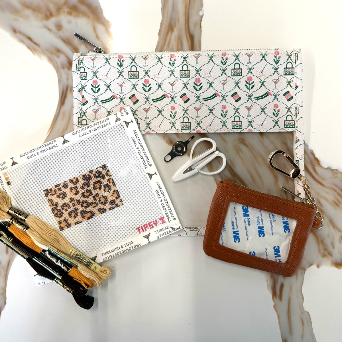 Cheetah Needlepoint Beginner Kit