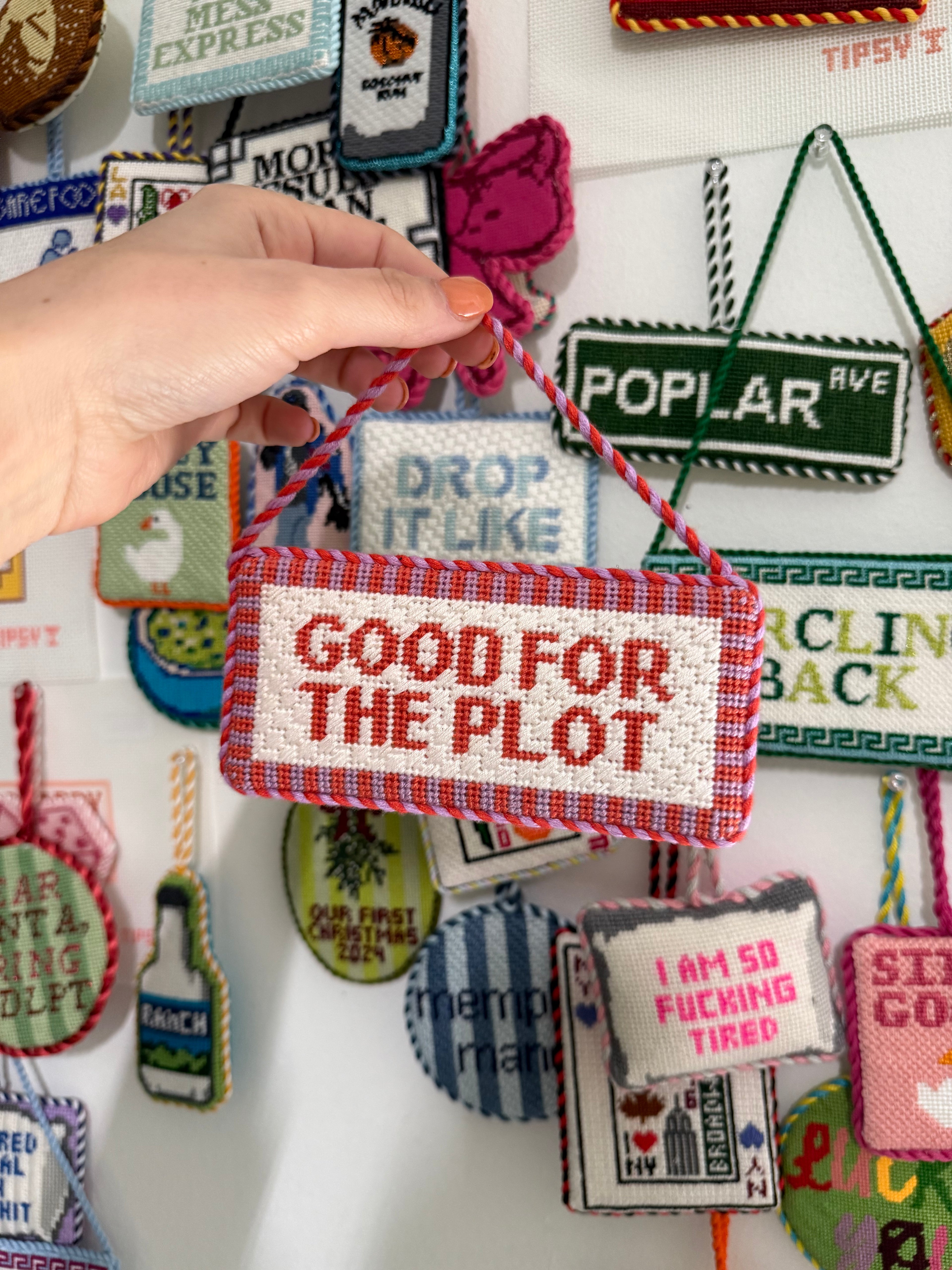 Pre-Order: Good For the Plot Needlepoint Canvas
