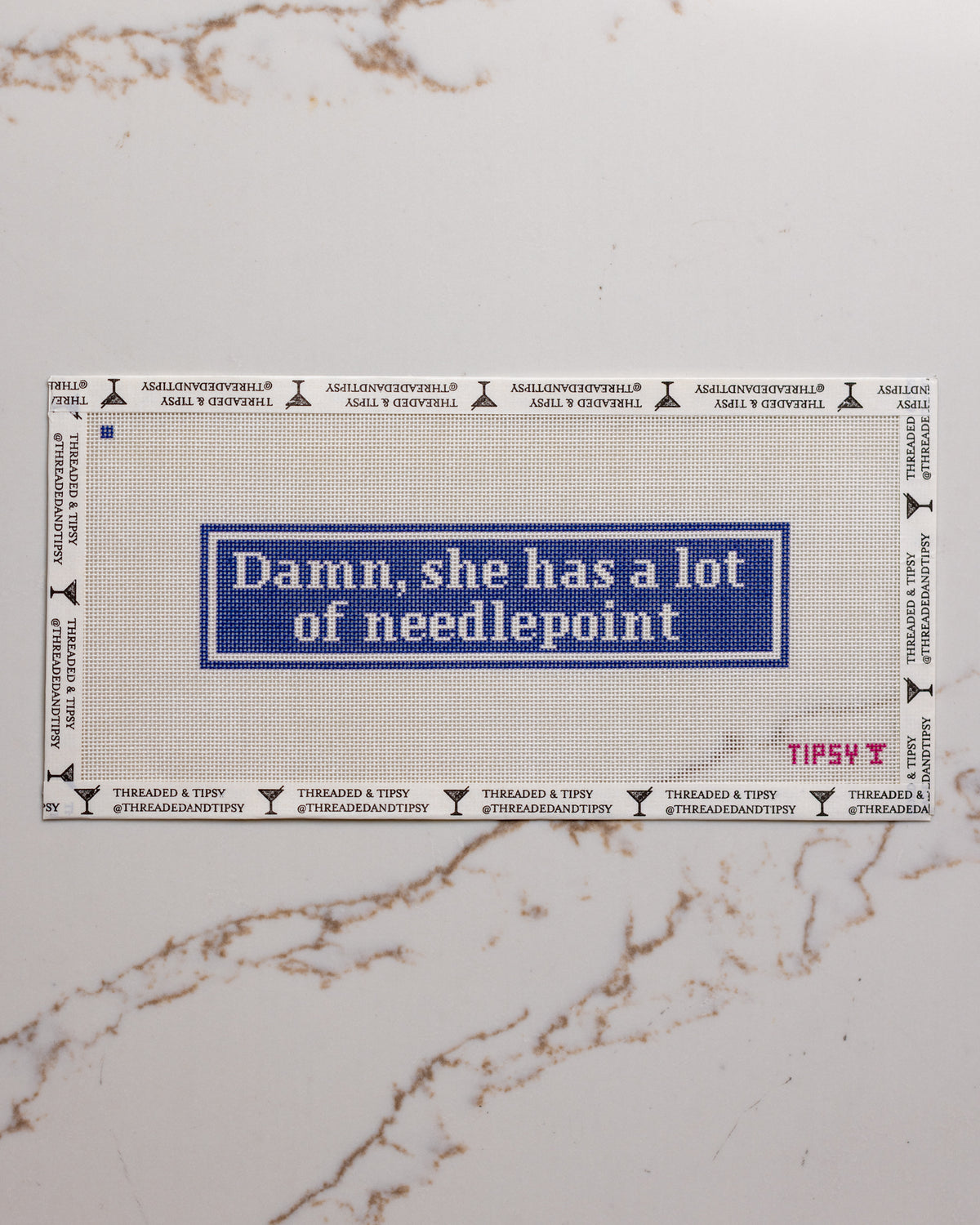 Pre-Order: Damn, She Has a lot of Needlepoint Needlepoint Canvas