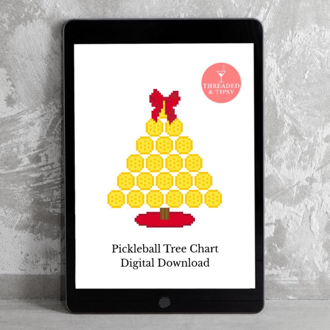 Pickleball Christmas Tree Chart