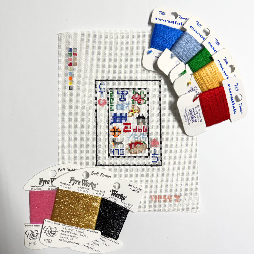 Deal Yourself In: 6 New State Playing Card Needlepoint Canvases Just Released!