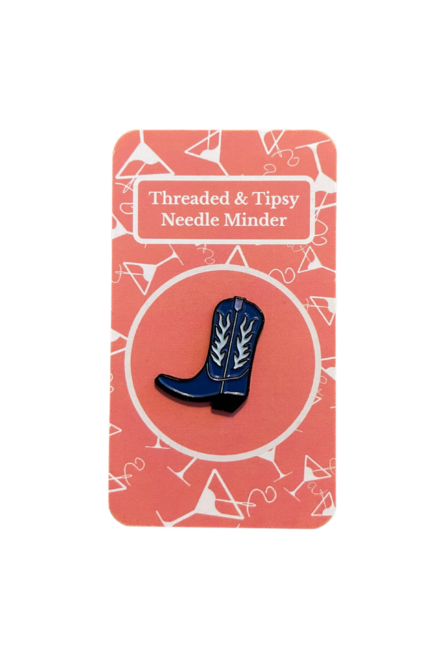 Blue Boot Needle Minder