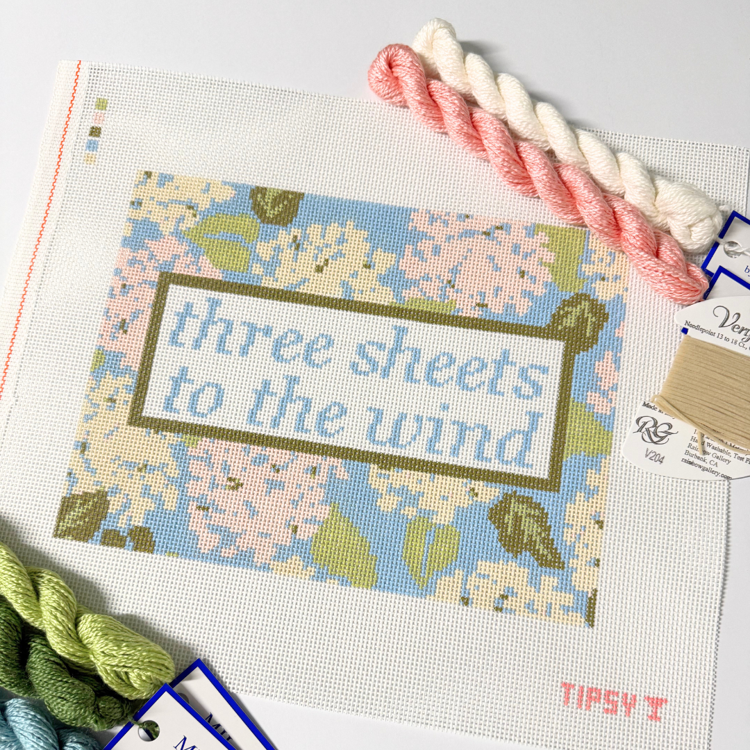 Needlepoint Kit project with &