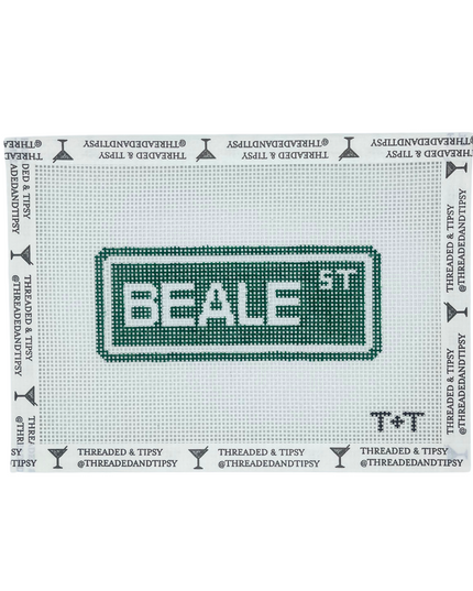 Beale St Street Sign Canvas