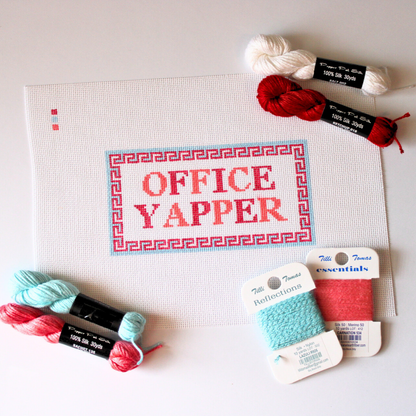 Pre-Order: Office Yapper Needlepoint Canvas