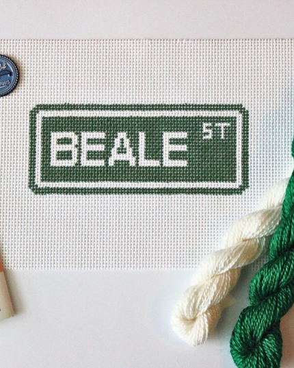 Beale St Street Sign Canvas