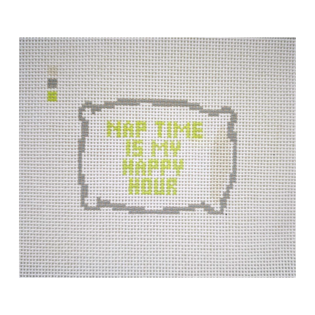 Nap Time is my Happy Hour Needlepoint Canvas