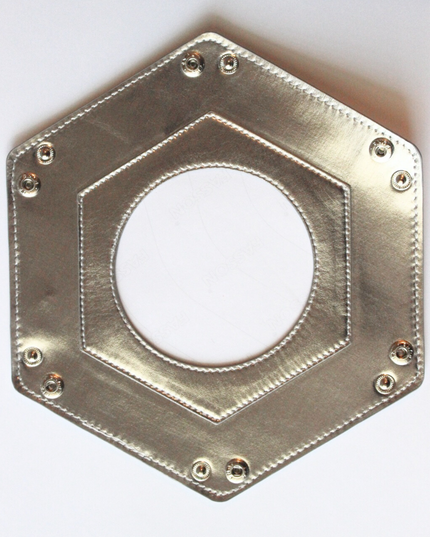 Self-Finishing Silver Hexagon Snap Tray