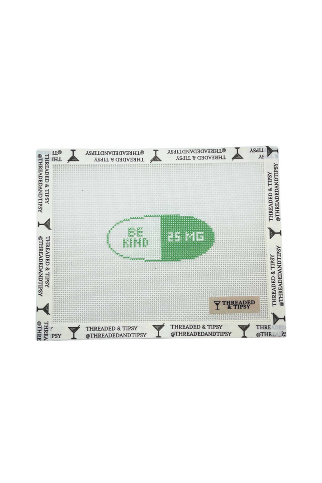 Be Kind Happy Pill Printed Canvas