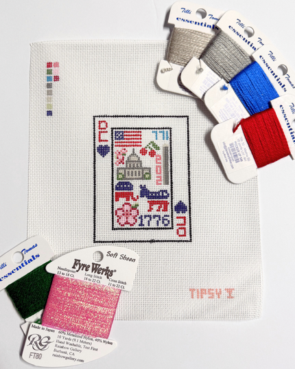 Pre-Order: DC Playing Card Needlepoint Canvas