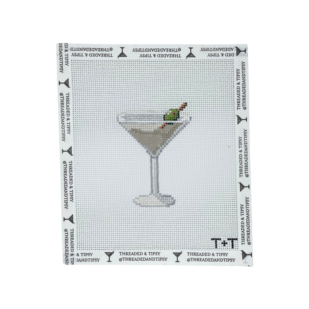 Dirty Martini Needlepoint Canvas