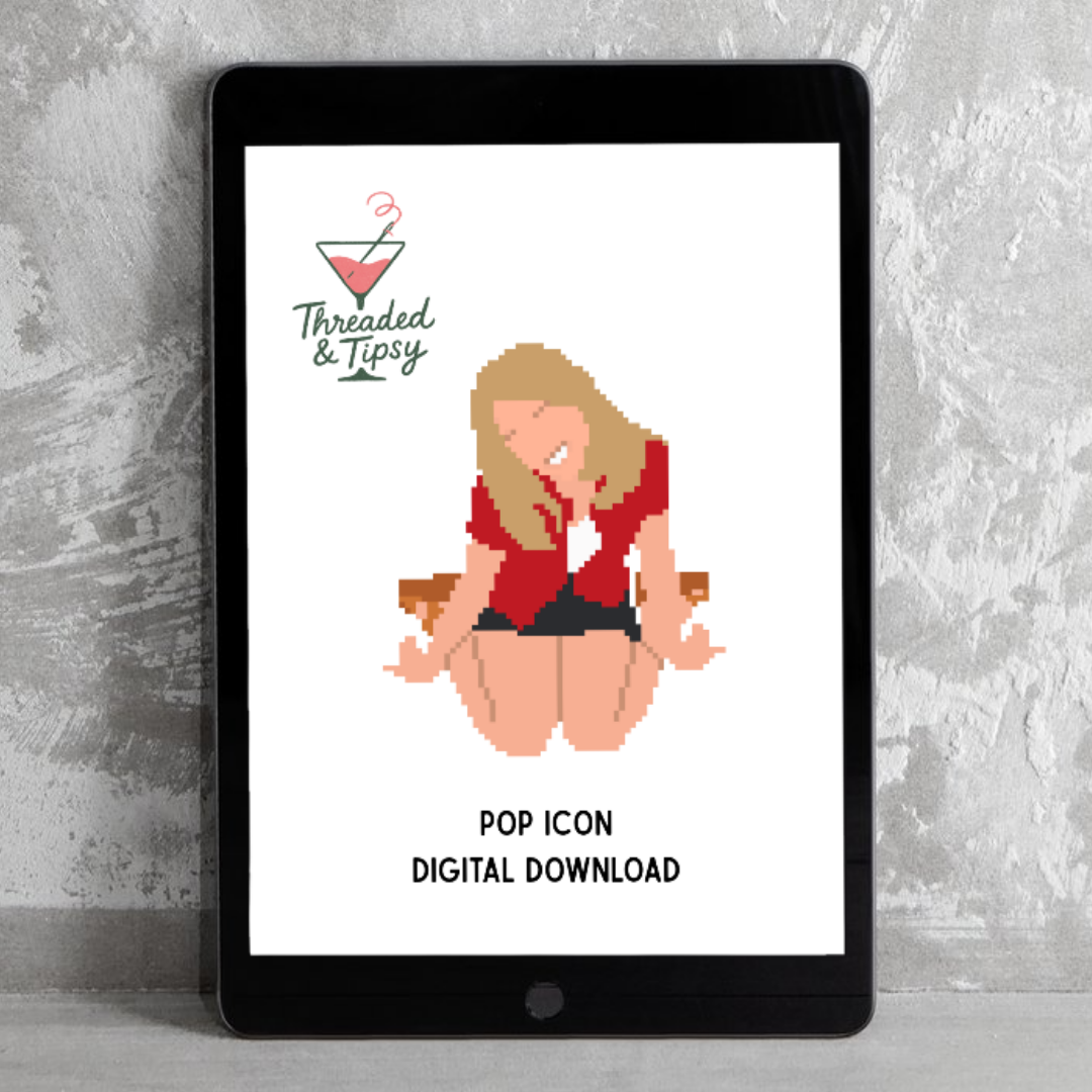 Pop Icon Digital Needlepoint Chart