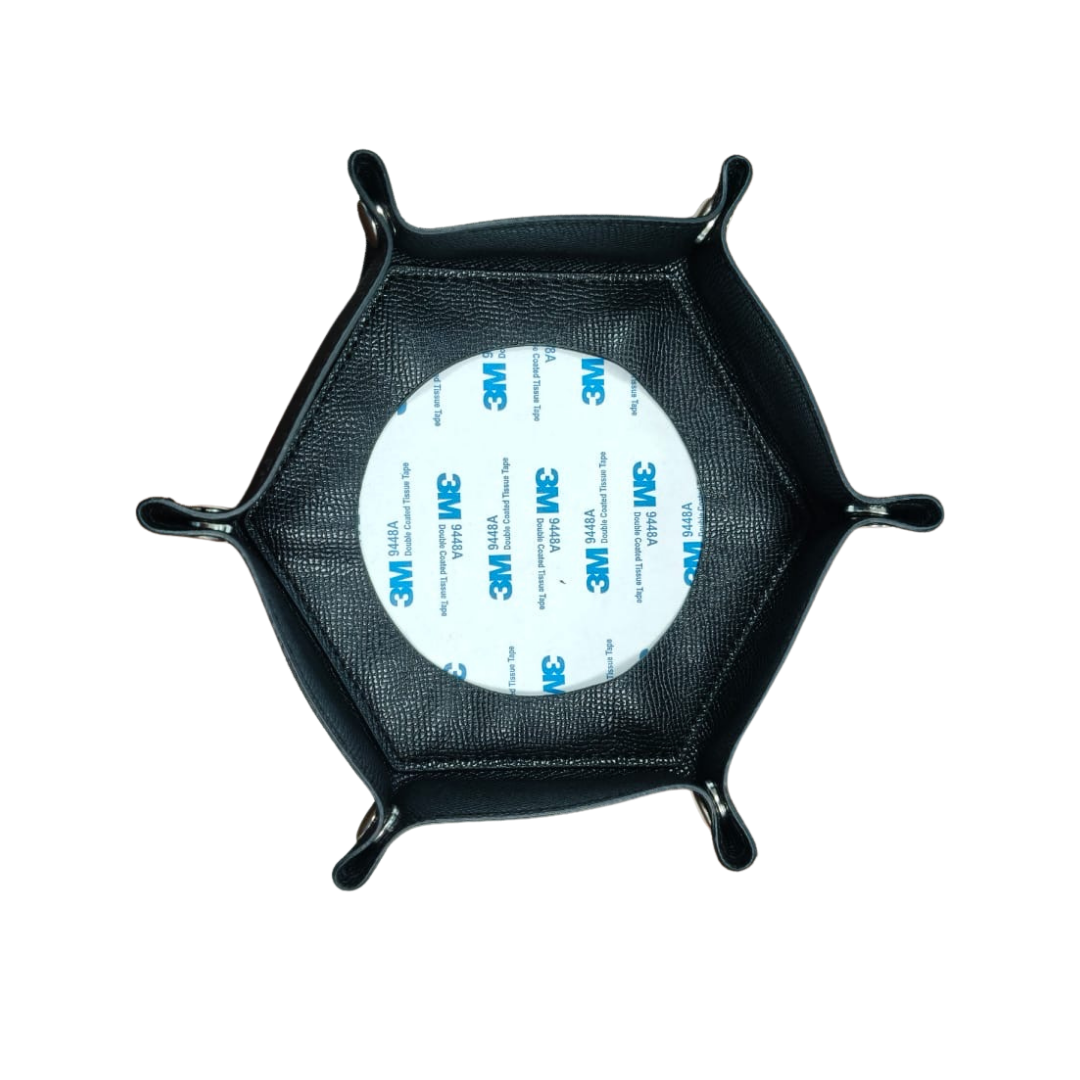 Pre-Order: Self-Finishing Needlepoint Snap Tray in Black