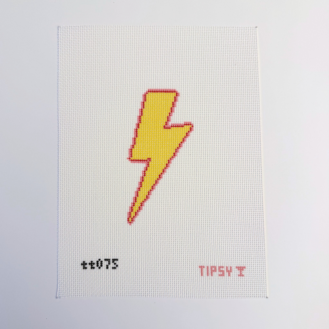Pre-order: Lightning Bolt Needlepoint Canvas