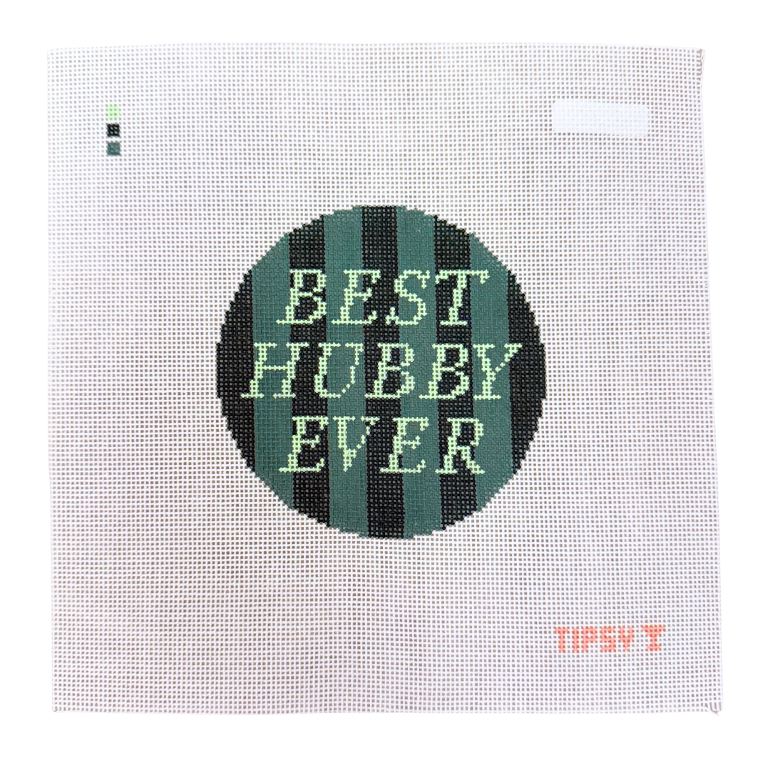 Best Hubby Ever Needlepoint Canvas