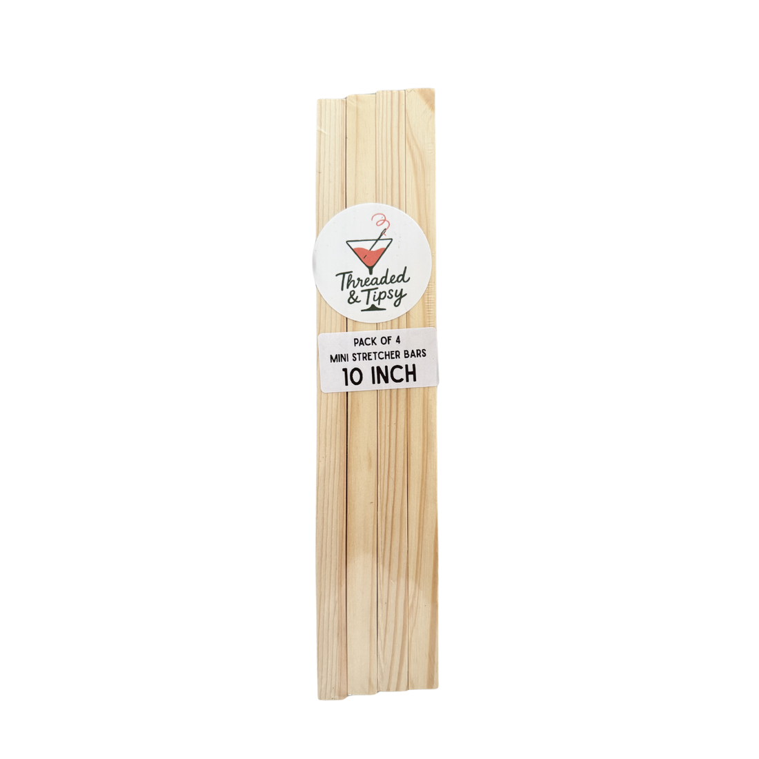 Threaded &amp; Tipsy 10 Inch Needlepoint Stretcher Bars (4 Pack)