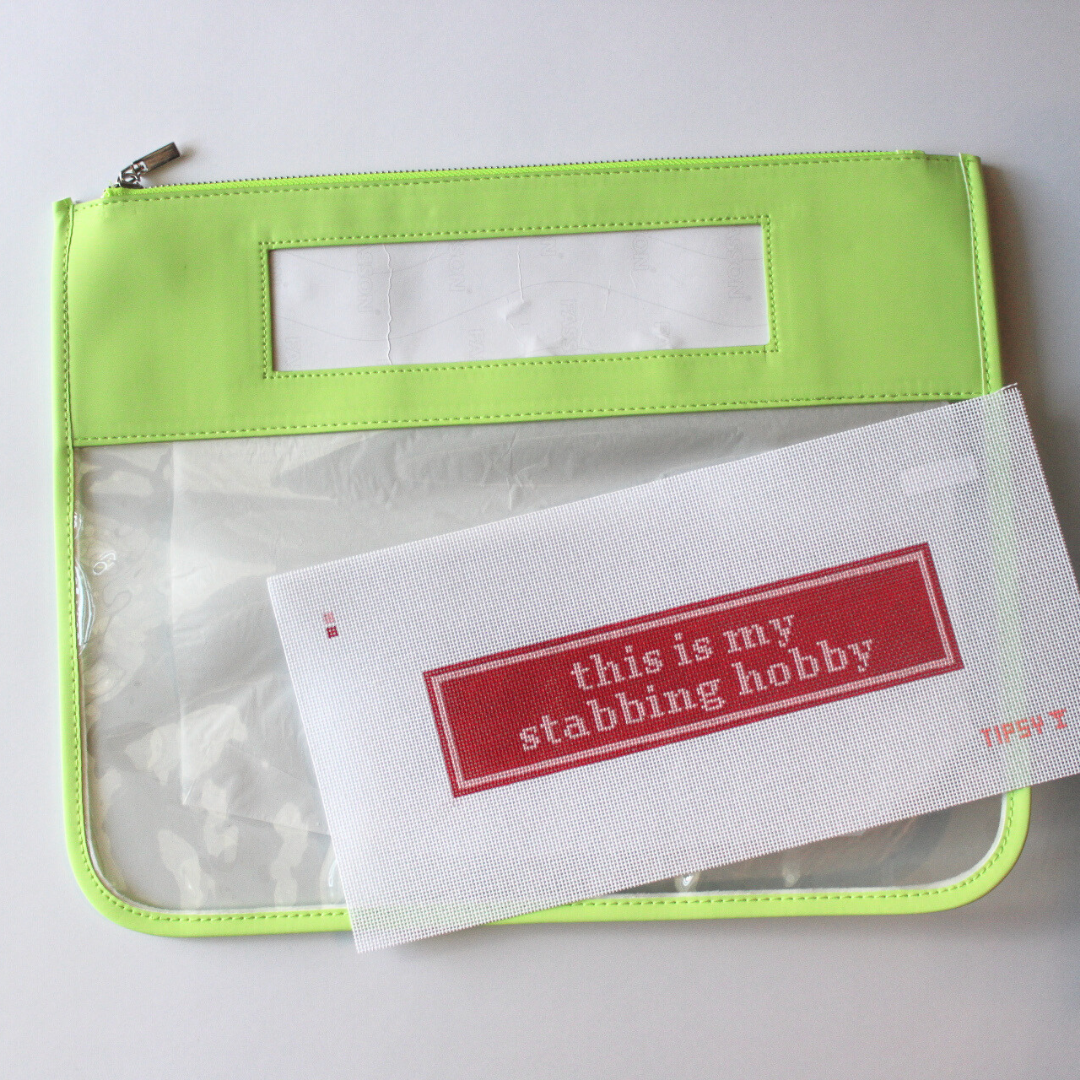 Pre-Order: This is My Stabbing Hobby Needlepoint Canvas