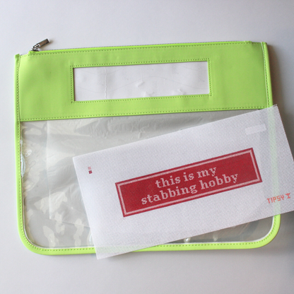 Pre-Order: This is My Stabbing Hobby Needlepoint Canvas