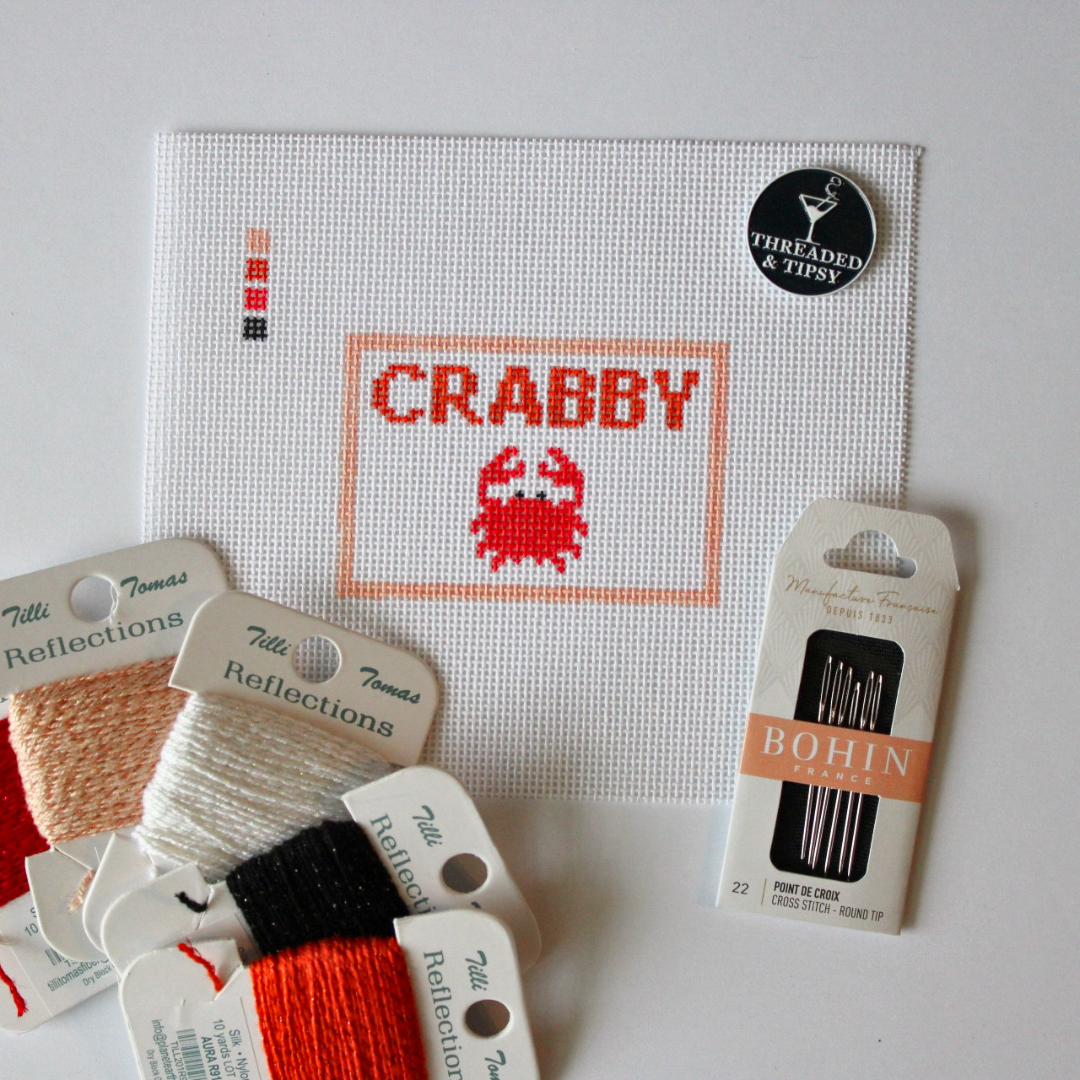 Crabby Needlepoint Canvas