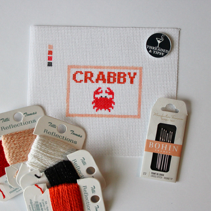 Crabby Needlepoint Canvas