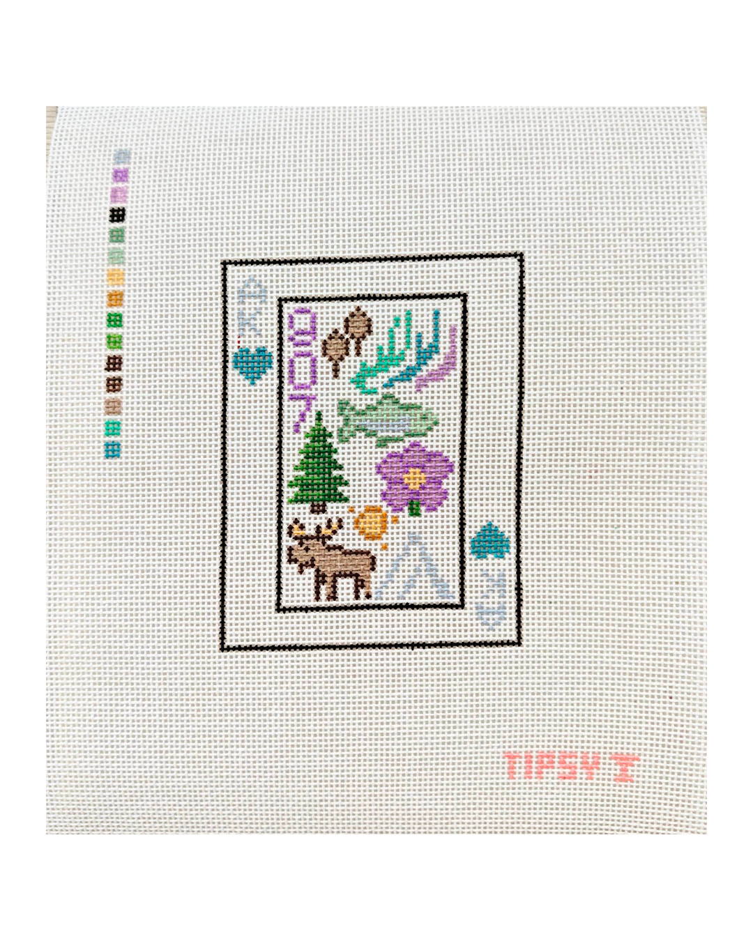 AK Playing Card Needlepoint Canvas