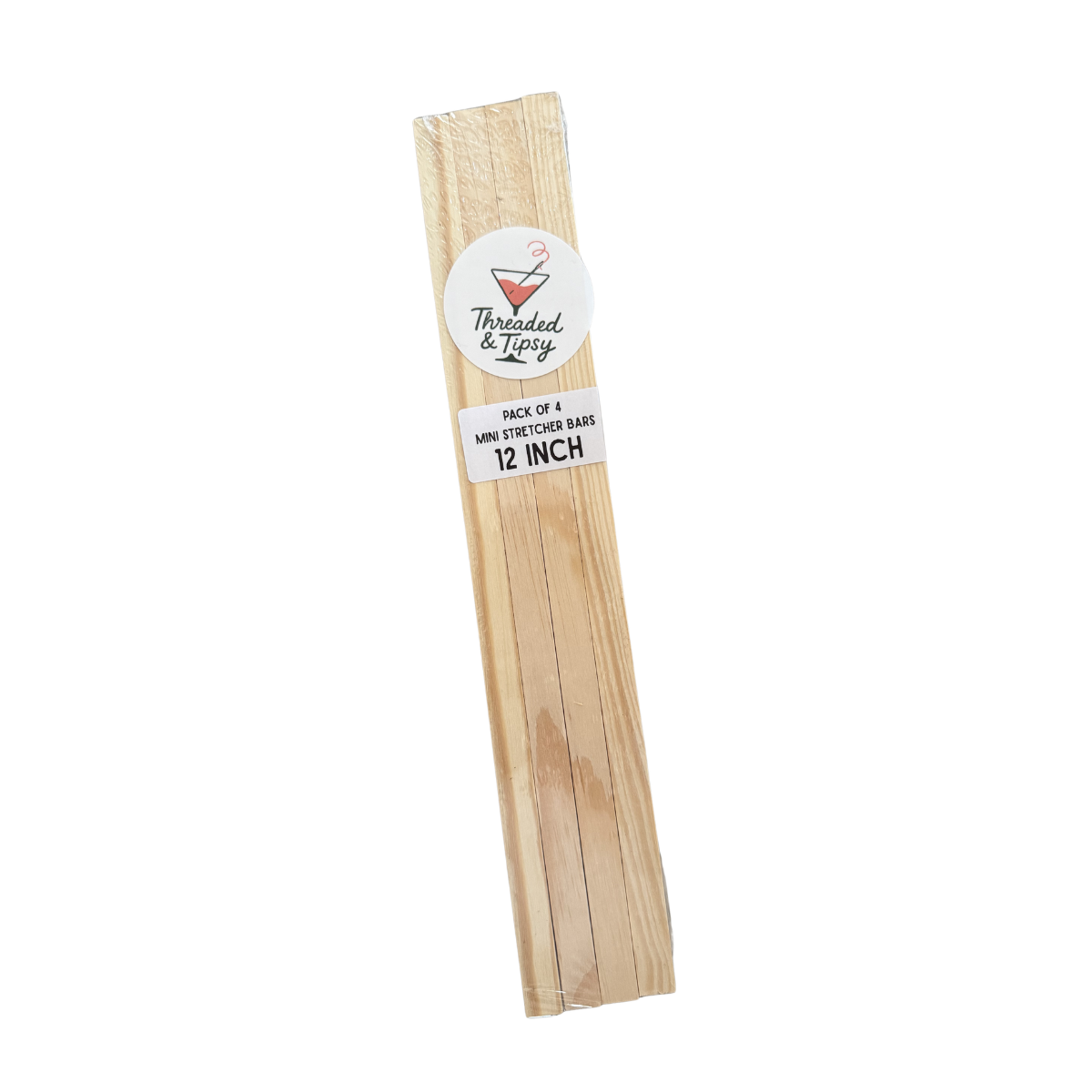 Threaded &amp; Tipsy 12 Inch Needlepoint Stretcher Bars (4 Pack)
