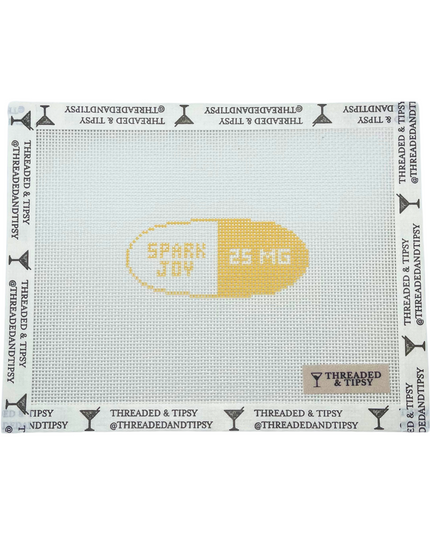 Set of 5 Happy Pill Printed Canvases