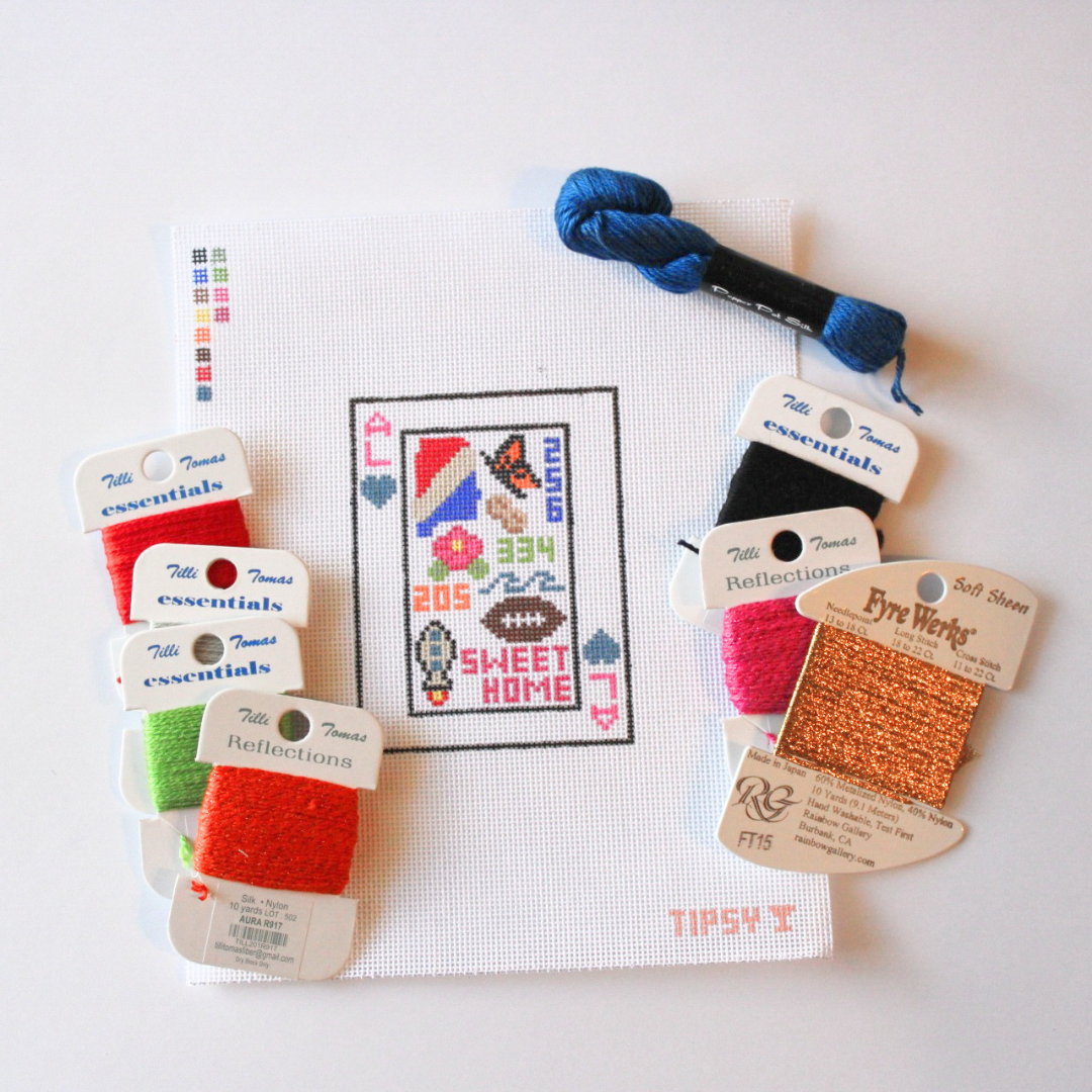 AL Playing Card Needlepoint Canvas