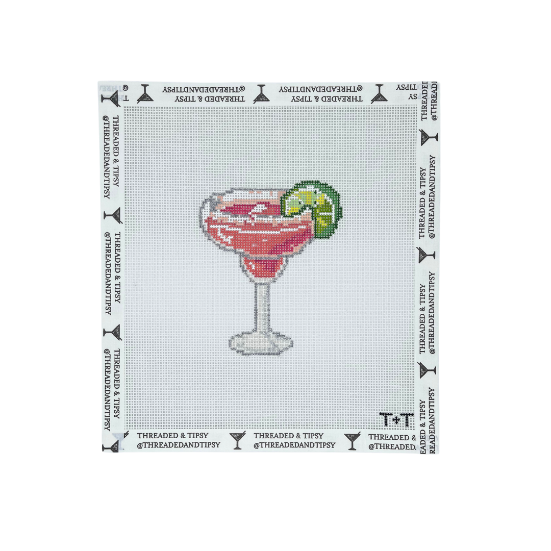 Pink Margarita Needlepoint Canvas
