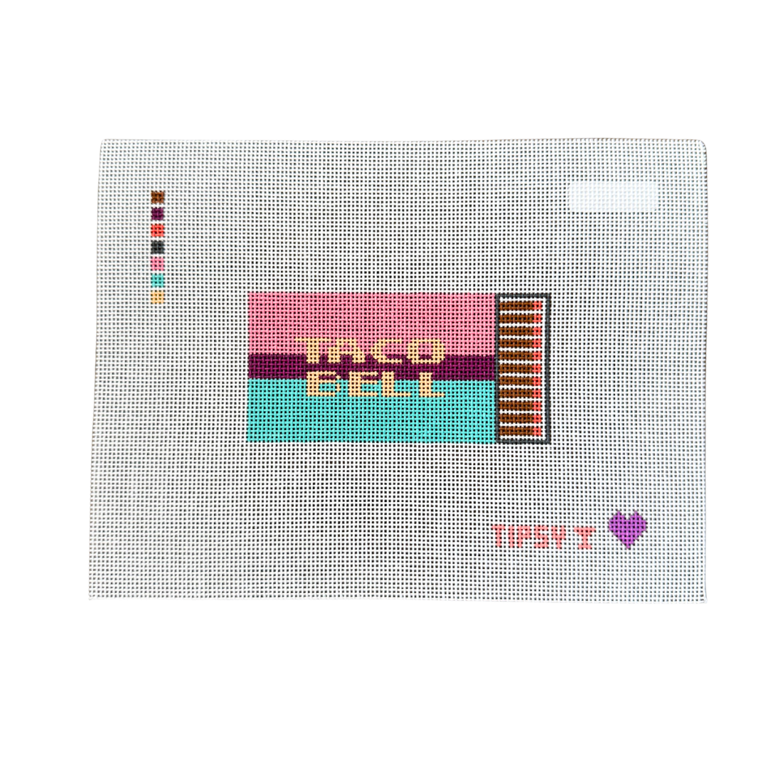 Taco Bell Match Box Needlepoint Canvas