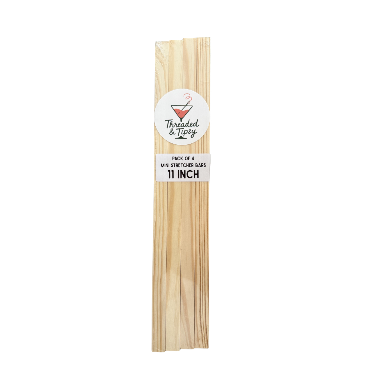 Threaded &amp; Tipsy 11 Inch Needlepoint Stretcher Bars (4 Pack)