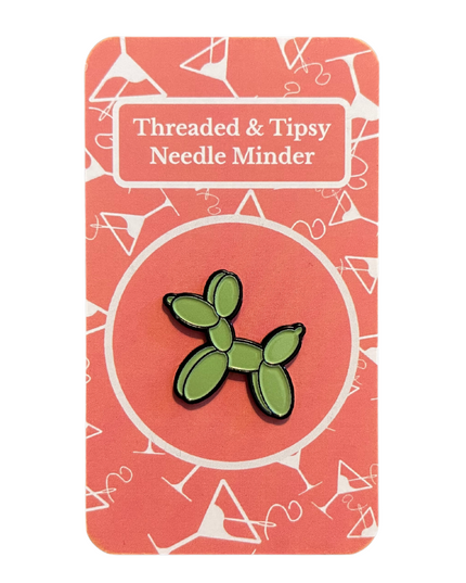 Green Balloon Animal Needle Minder