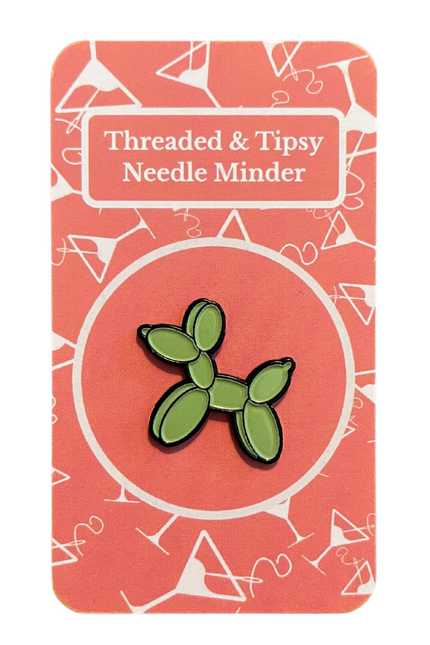 Green Balloon Animal Needle Minder