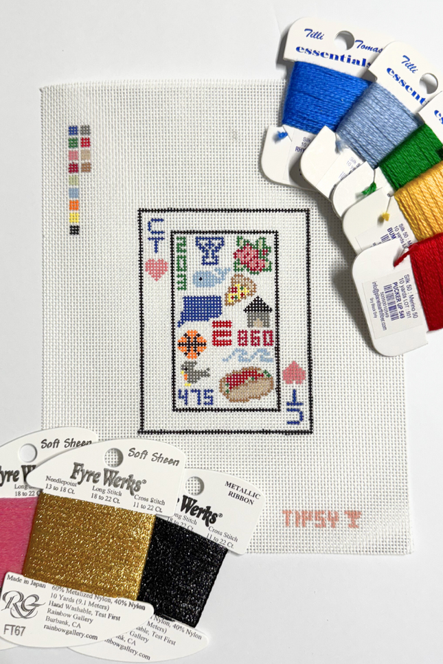 Pre-Order: CT Playing Card Needlepoint Canvas