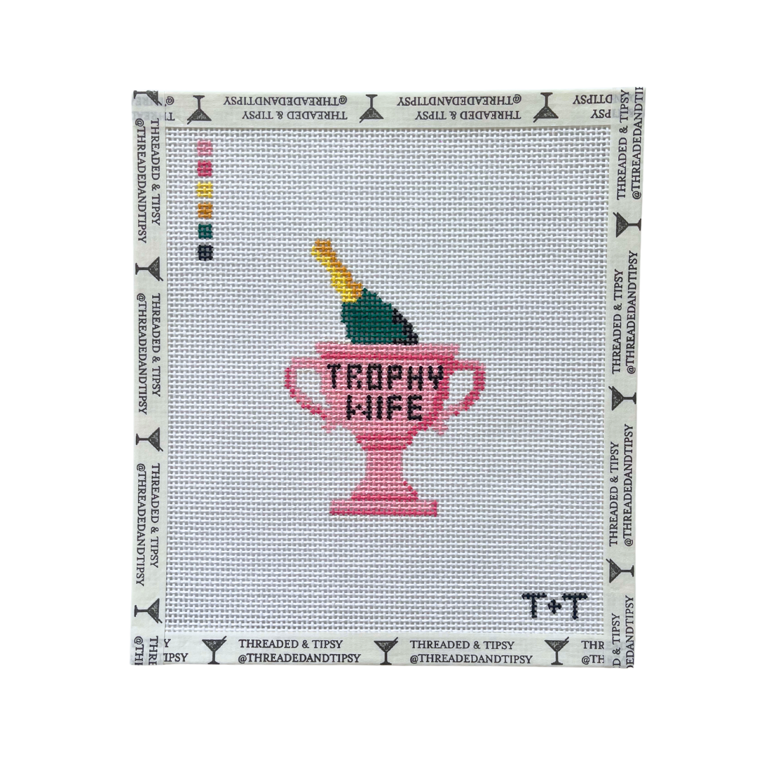 Trophy Wife Needlepoint Canvas