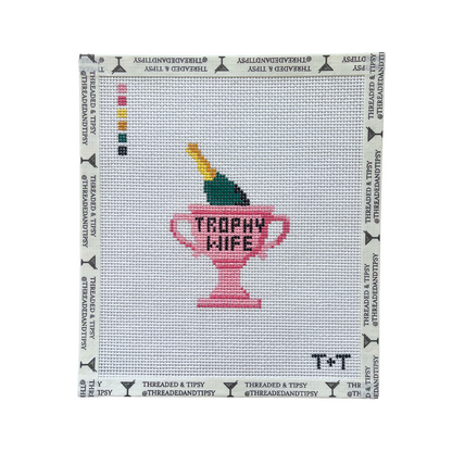 Trophy Wife Needlepoint Canvas
