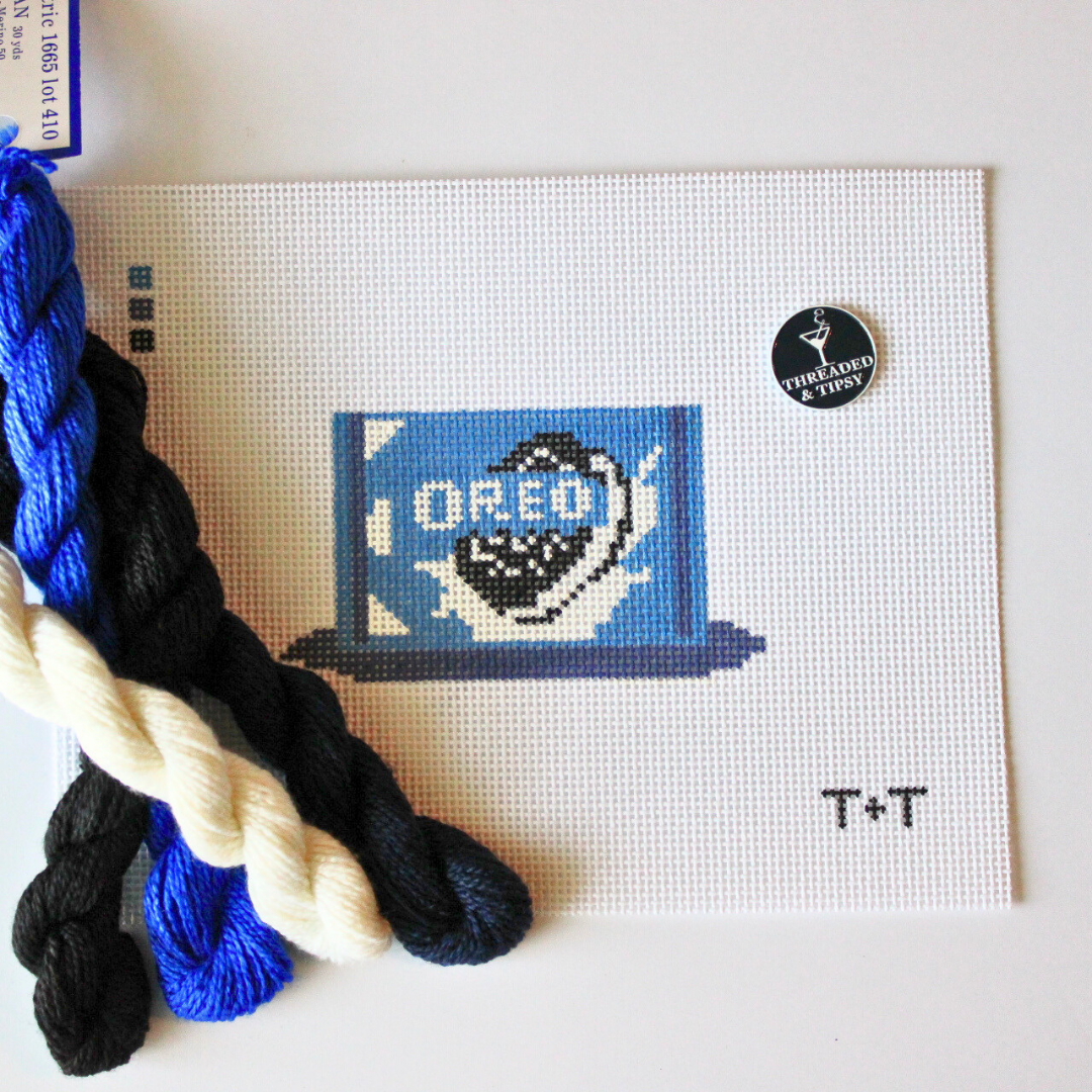 Pre-Order: Oreo Needlepoint Canvas