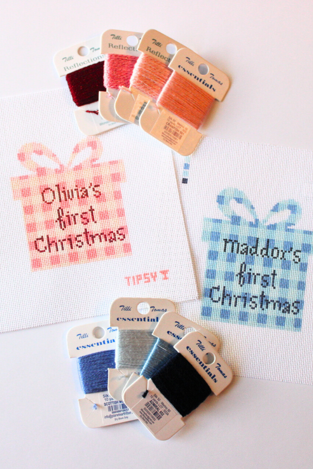 Baby Girl's Name First Christmas (Customizable)