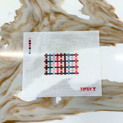 Plaid 3x2 inch Needlepoint Canvas