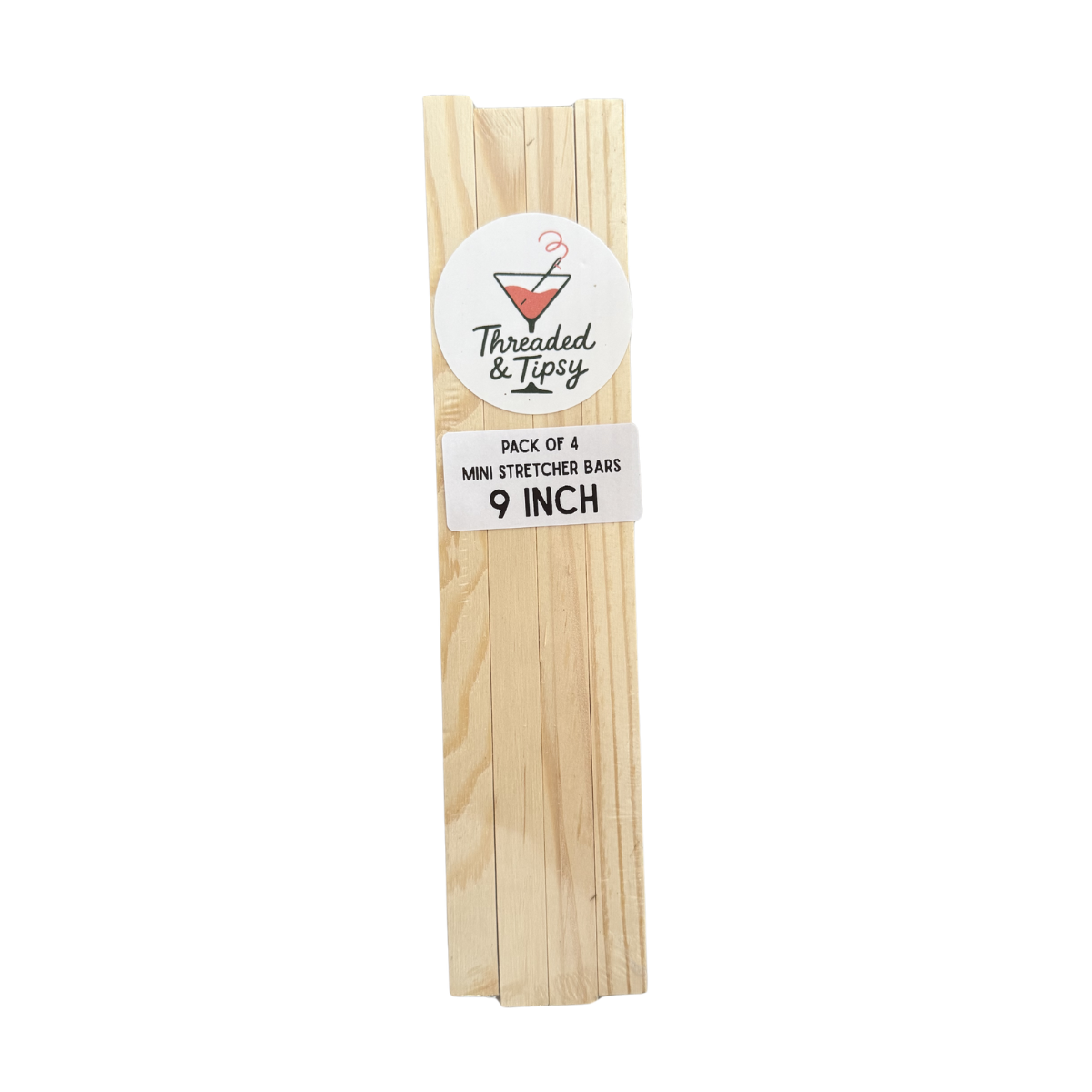 Threaded &amp; Tipsy 9 Inch Needlepoint Stretcher Bars (4 Pack)